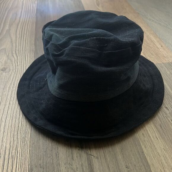 Handcrafted Upcycled Denim Bucket Hat Made From Dark Denim Jeans OS main image 11